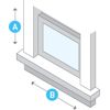 Koldfront WAC25001W Window Dimension Requirements