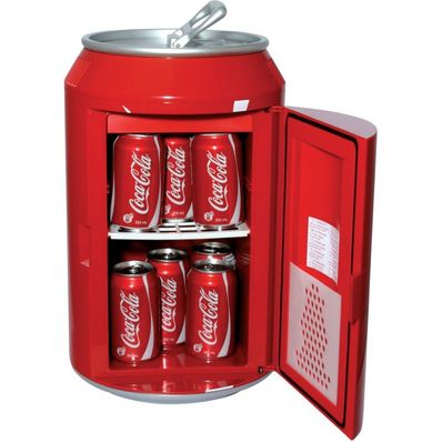 Compact Coca-Cola Can Refrigerator, Mini Countertop Coke Soda